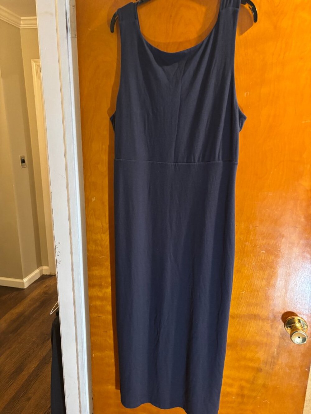 Athleta Navy Blue Tank Maxi dress SZ: L